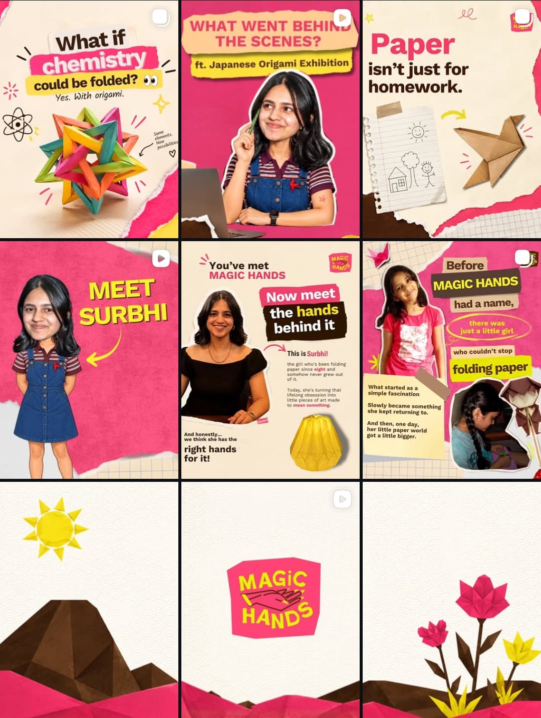 Magic Hands // Brand Identity Grid