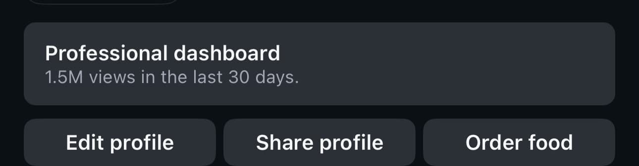 Professional Dashboard // 1.5M Views in 30 Days